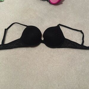 Victoria secret black everywhere push up bra 34C